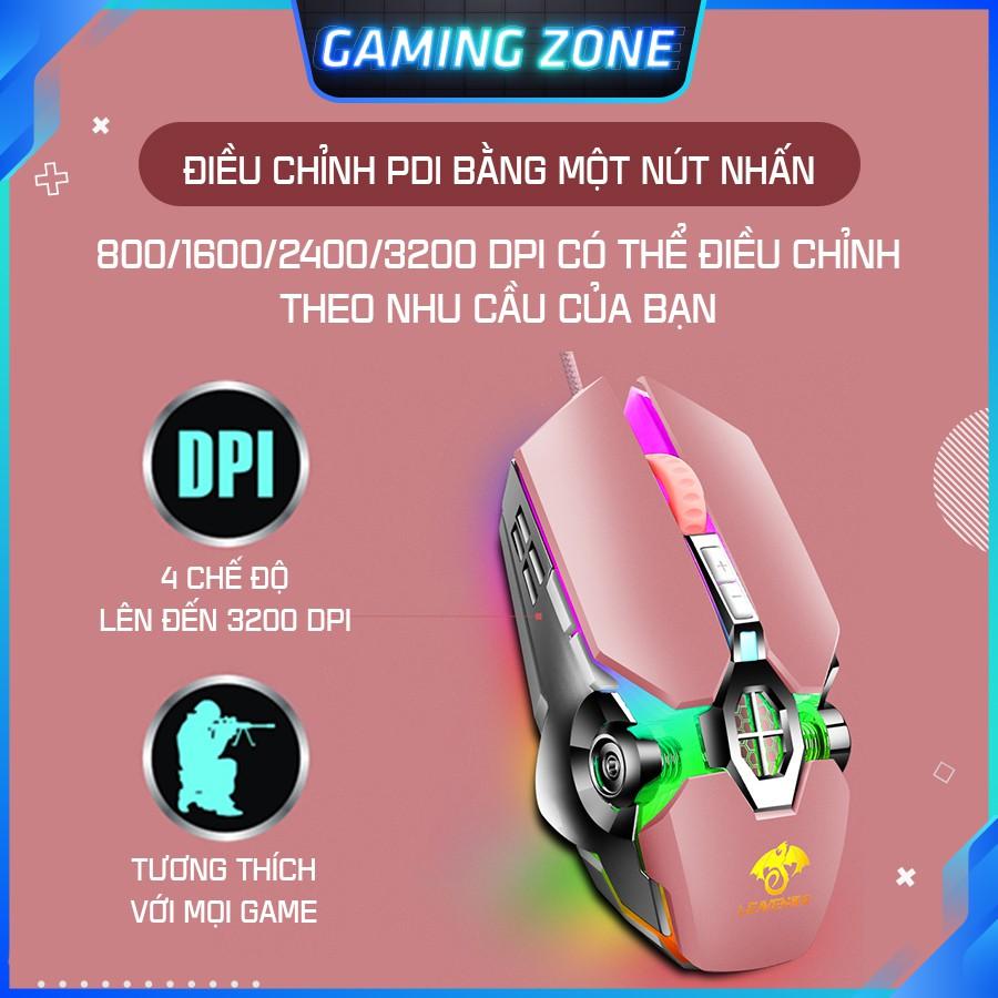 Chuột chơi game có dây S30 PRO LED RGB 7 màu cực đẹp, dây siêu bền, phần mềm chỉnh DPI