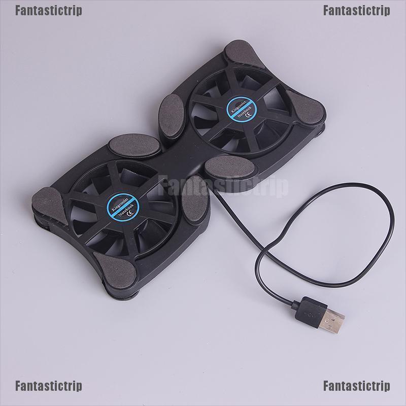 Quạt Đôi mini usb Làm Mát Cho Laptop 10