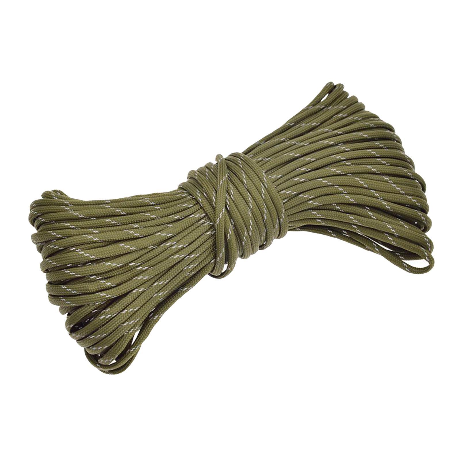 31m Survival Paracord Parachute Fire Cord Survival Ropes , 9 Stand Cores Outdoor Rope
