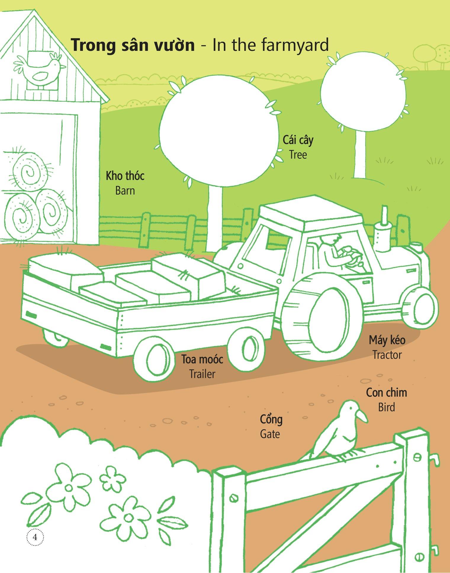 Tô Màu Bóc Dán - Nông Trại - Farm