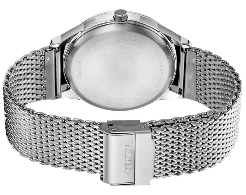 Đồng Hồ Nam Citizen Eco-Drive Dây Thép Không Gỉ AW1590-55E - Mặt Đen (43mm)