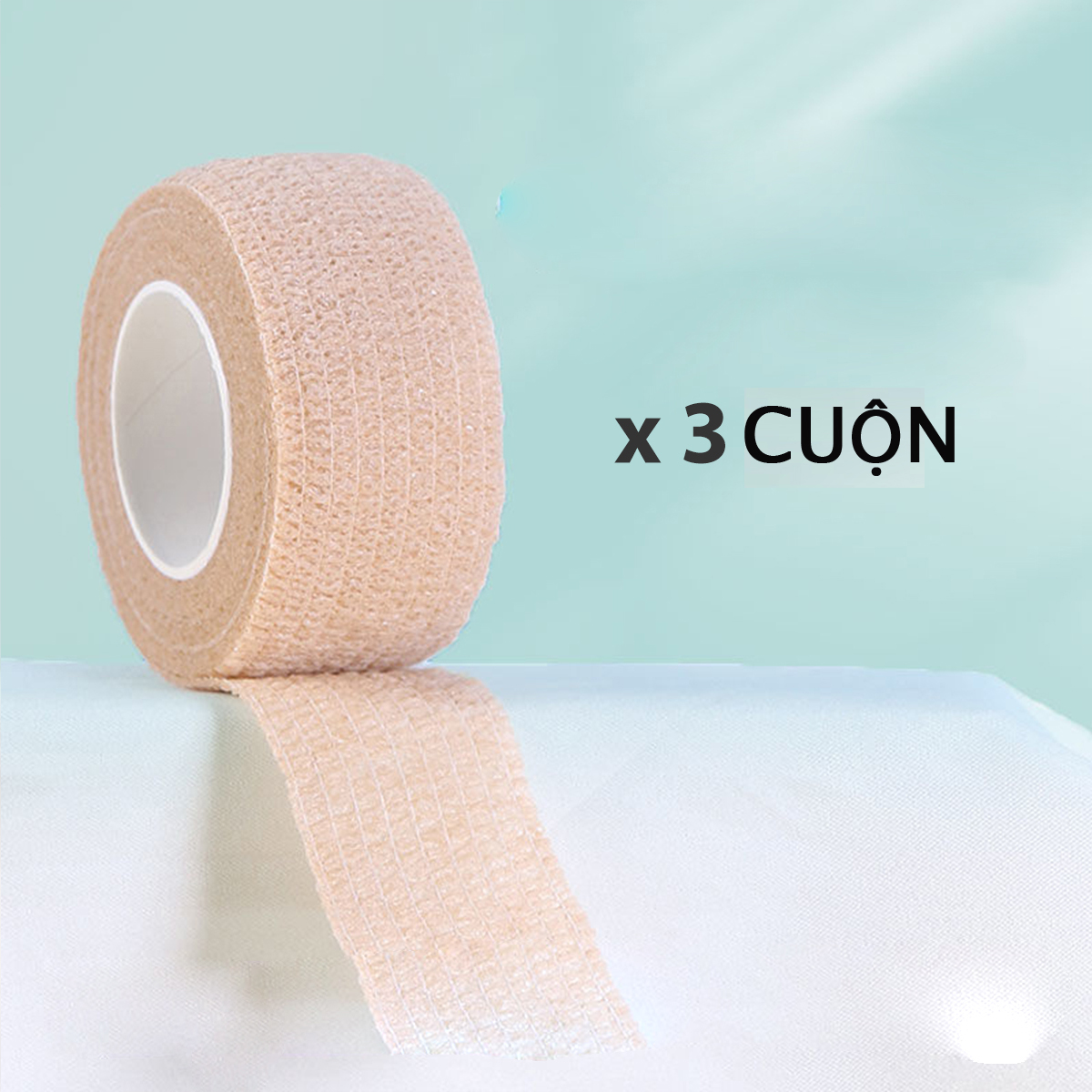 Set 3 cuộn băng quấn vải tự dính giúp giảm ma sat bảo vệ ngón tay, ngón chân hiệu quả - Doni - DOPK247