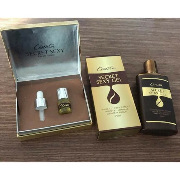 Combo Nước Hoa Vùng Kín Cenota Secret Sexy + Dung Dịch Vệ Sinh Phụ Nữ Làm Hồng & Se Khít Vùng Kín Cenota Secret Sexy Gel