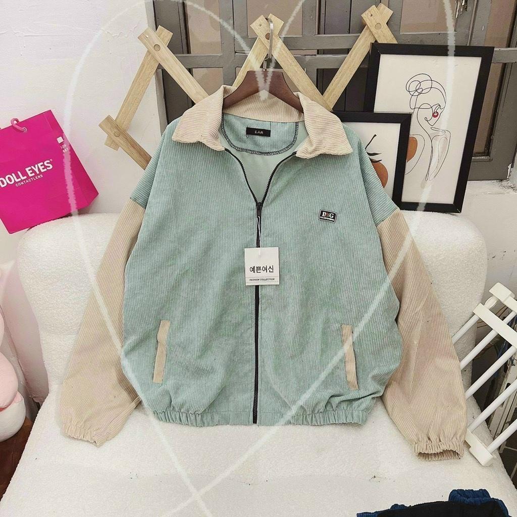 ÁO KHOÁC NHUNG CỔ BẺ THỜI TRANG NỮ SIÊU XINH - THỜI TRANG XỊN XÒ , TON DÁNG HOTTREND CHO CÁC BẠN TRẺ