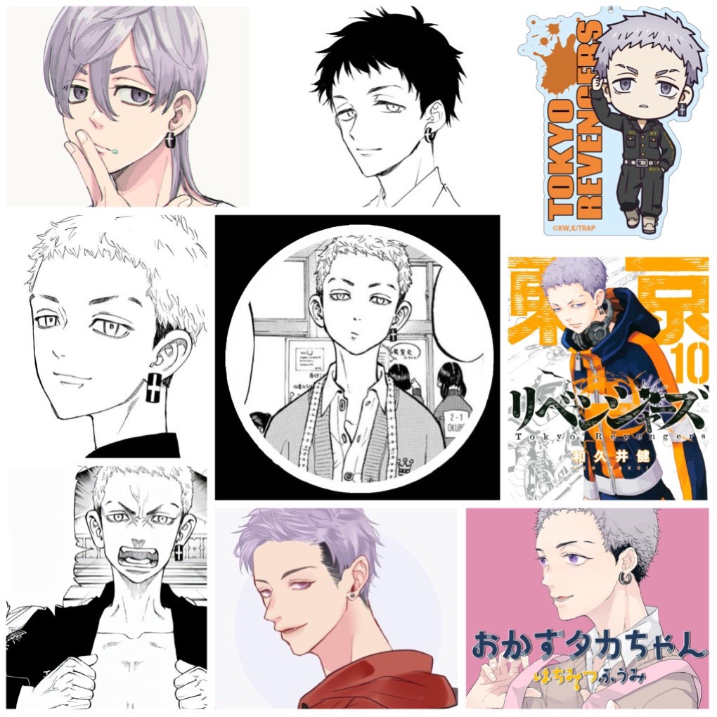 Set 60 Sticker Takashi Mitsuya-Tokyo Revengers