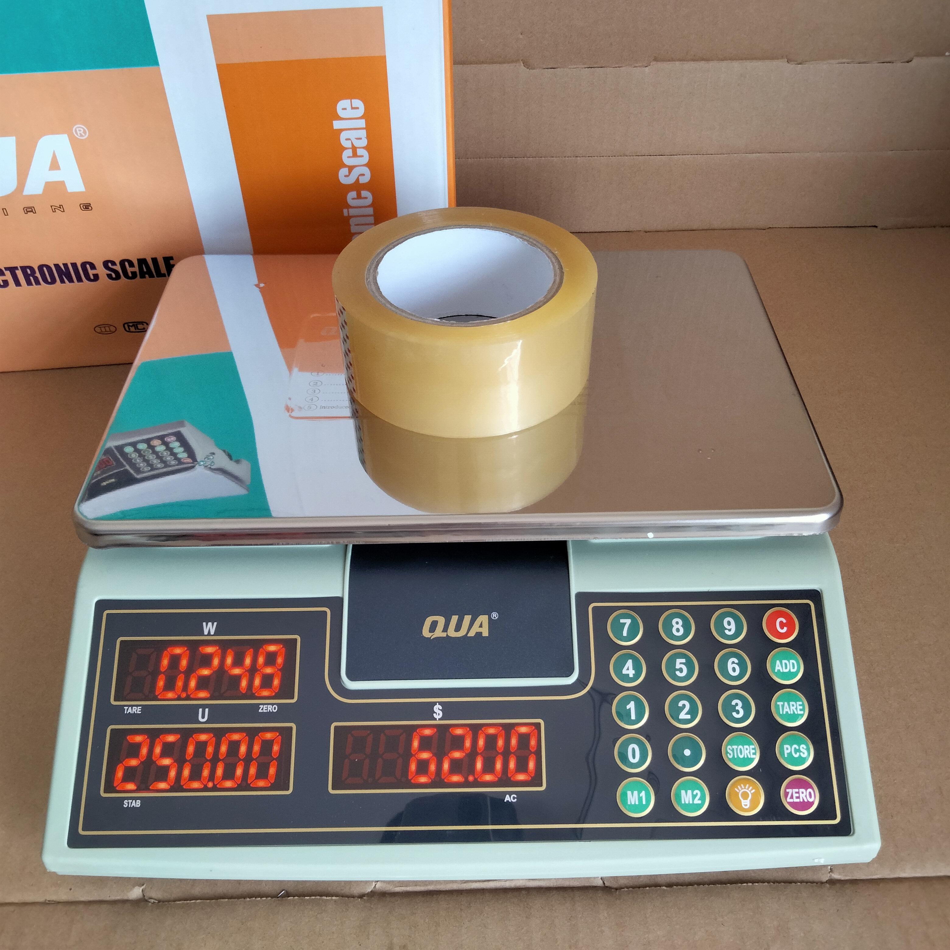 Cân Điện Tử Tính Tiền Chống Nước QUA 832 - 30kg/1 gram