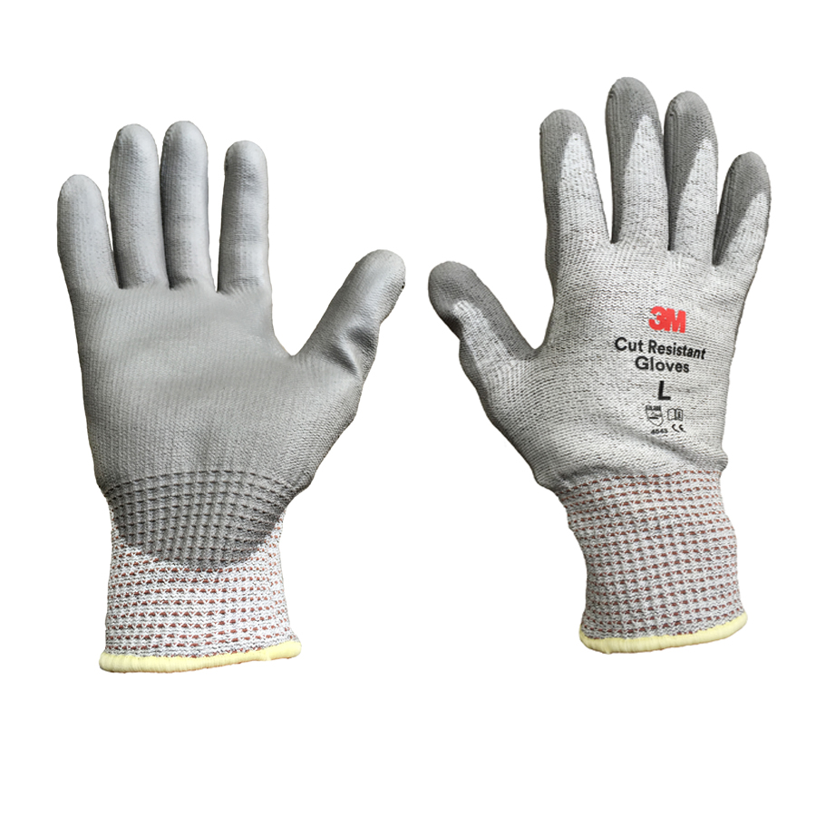 Găng Tay Chống Cắt Cấp Độ 3 3M - Xám