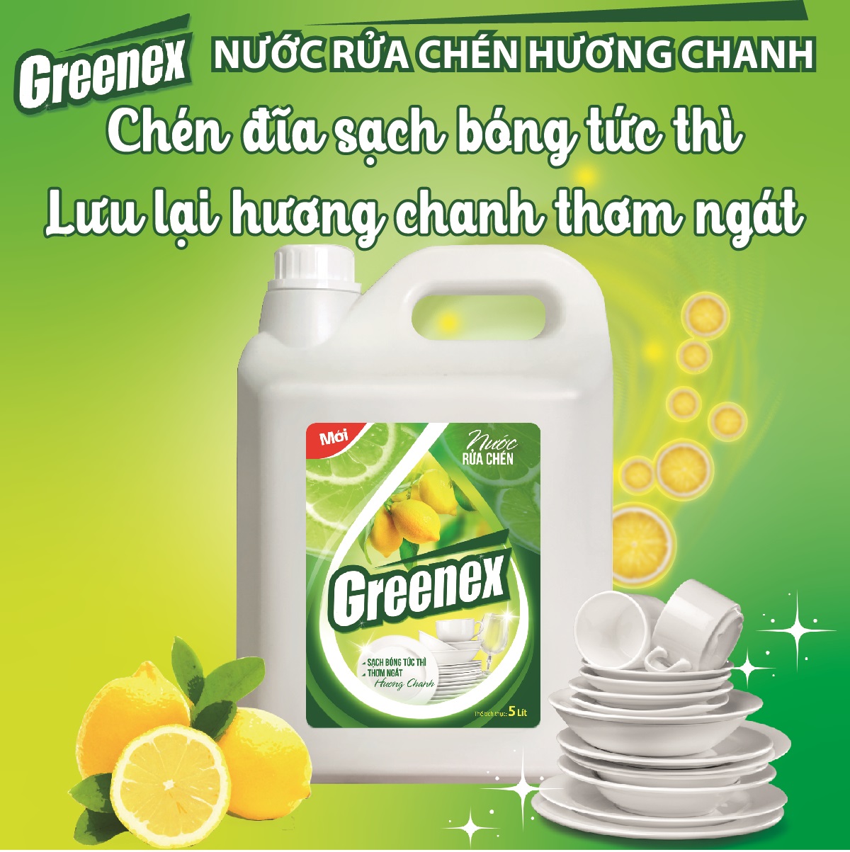 [Combo 6 Tặng 4] 6 Chai Nước rửa chén bát 100% Thiên nhiên An toàn da tay Greenex 400g