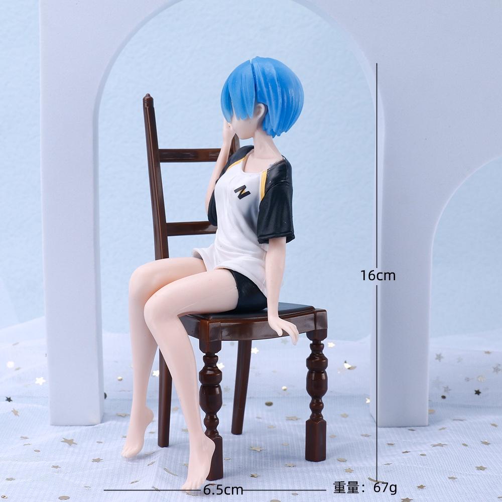 Mô Hình Anime- Mô Hình Nhân Vật Rem- Cô Hầu Gái cao 16cm