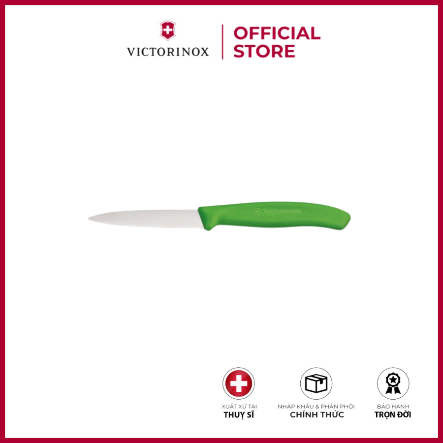 Dao bếp gọt Victorinox Paring Knives (wavy edge, 8cm) 6.7636.L114