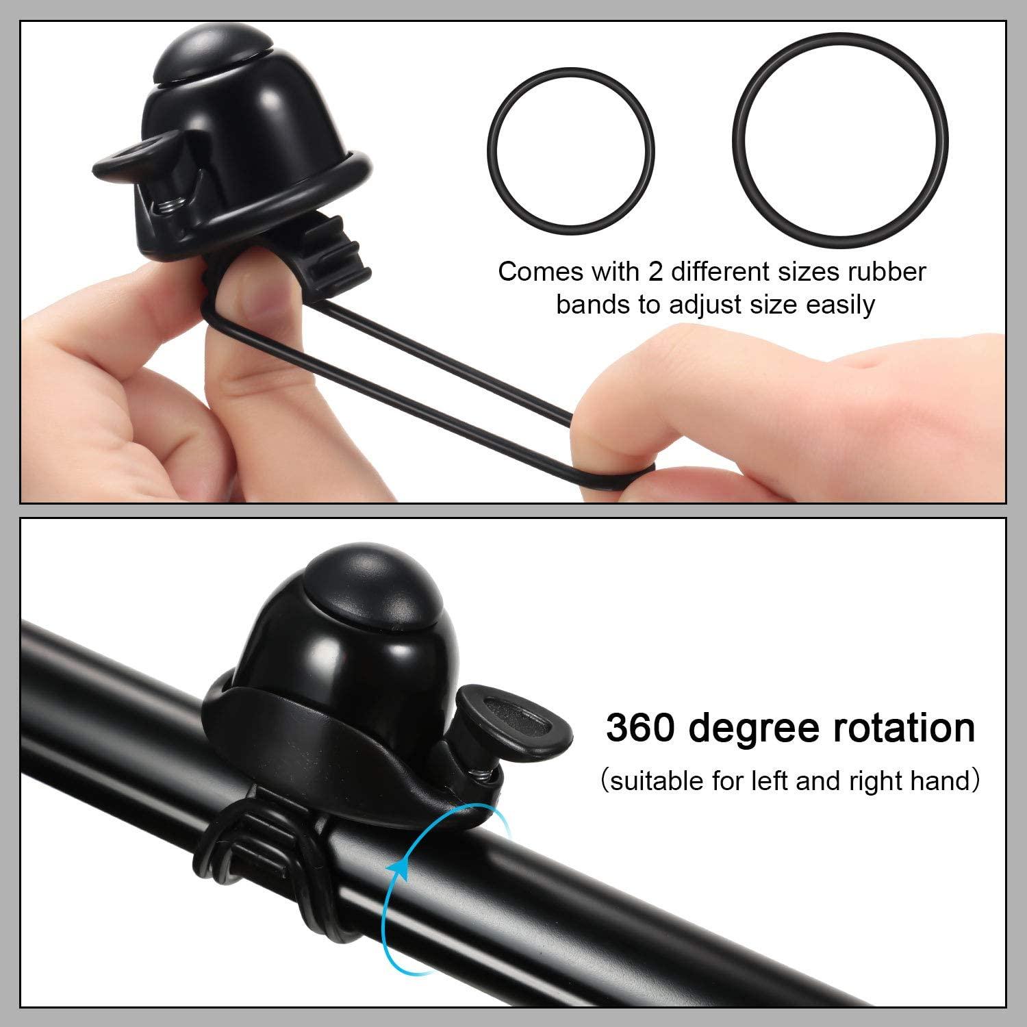 Chuông xe đạp 2 mảnh Chuông xe đạp Chuông xe đạp có thể điều chỉnh Xe đạp nhôm