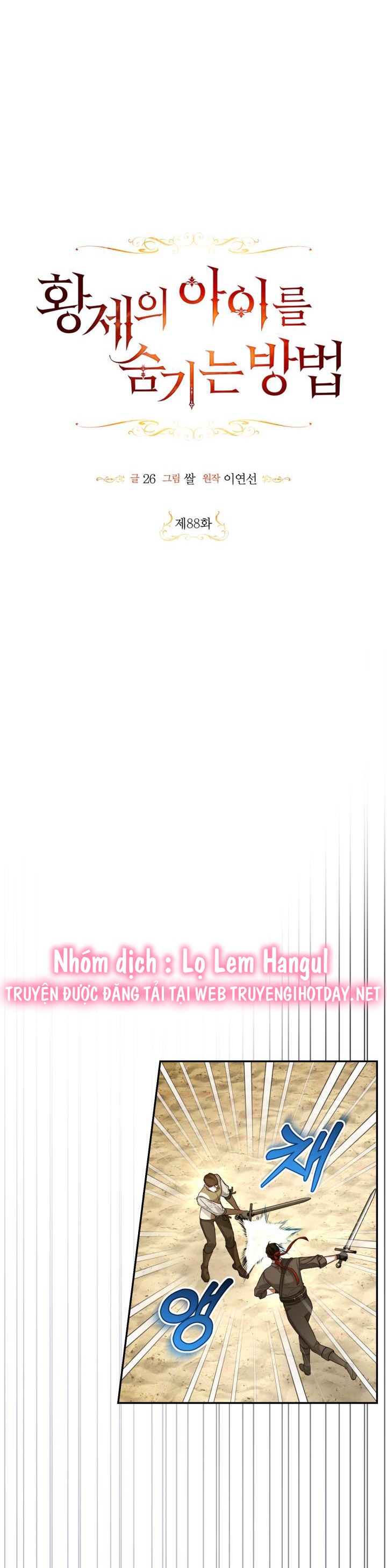 cách che giấu đứa con của hoàng đế chapter 88 4