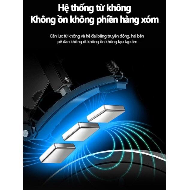 Xe đạp tập thể dục tại nhà Q8, kháng từ không tạo tiếng ồn - Kèm Video, hình ảnh thật