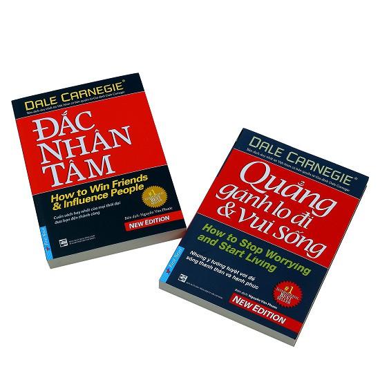 Sách - Combo Đắc nhân tâm + Quẳng gánh lo đi & vui sống - FirstNews