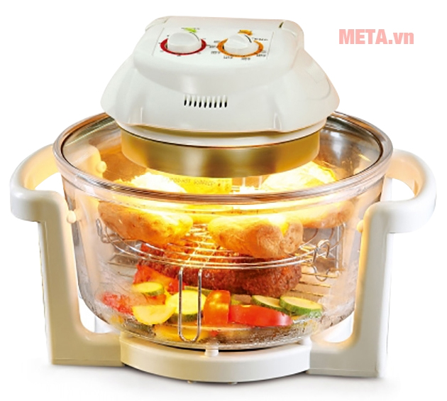 Lò Nướng Thủy Tinh Bằng Đèn Halogen Tiger Queen AX-737MHV - 11L - Hàng chính hãng