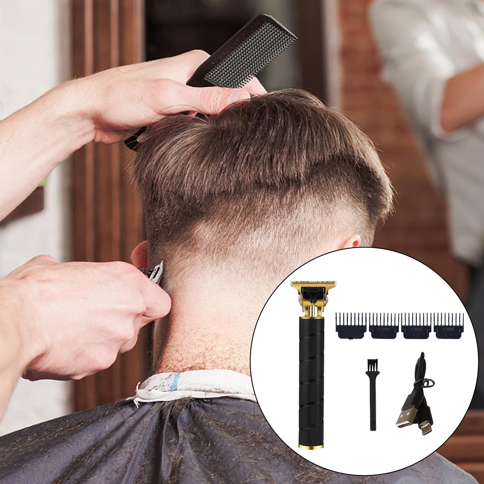 Hair Clippers for Men T-Blade Electric Beard Trimmer Liners Edgers Outliner Barbers