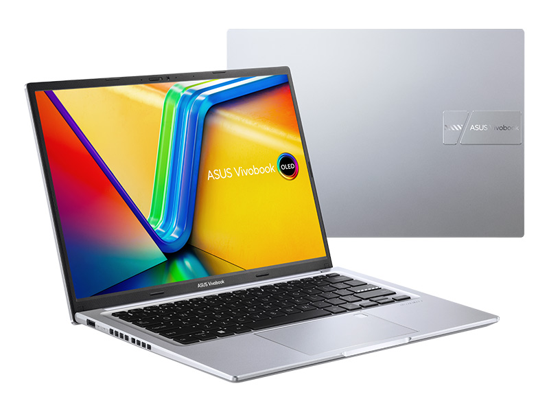 Laptop Asus Vivobook 14 OLED A1405ZA-KM263W (i7 12700H/ 16GB/ 512GB SSD/ 14 inch 2.8K/ Win11/ Silver) - HÀNG CHÍNH HÃNG