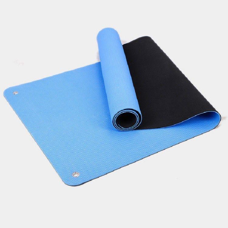 Thảm Tập Yoga, Thảm Tập Thể Dục Chống Trượt TPE 2 Lớp 6mm Cao Cấp