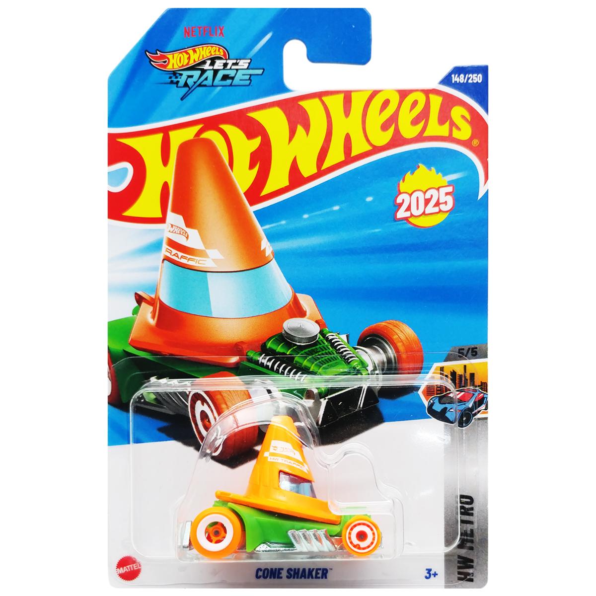 Siêu Xe Hot Wheels C4982 - 148/250 - Cone Shaker (Mẫu Màu Giao Ngẫu Nhiên)