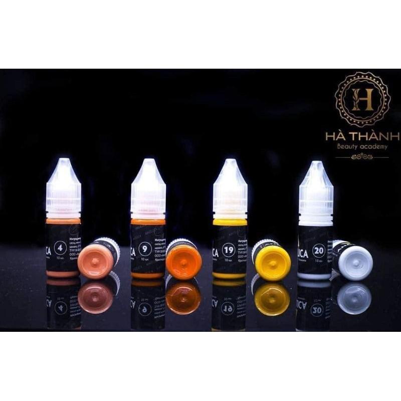 Mực môi mày mí Angelica chai bé