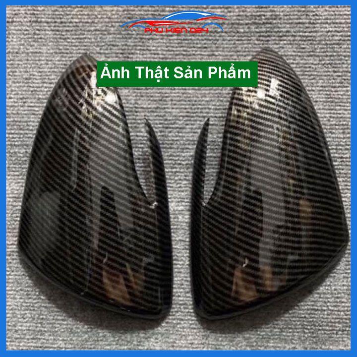 Ốp gương Seltos 2020-2021-2022 vân Cacbon bảo vệ chống trầy trang trí làm đẹp xe