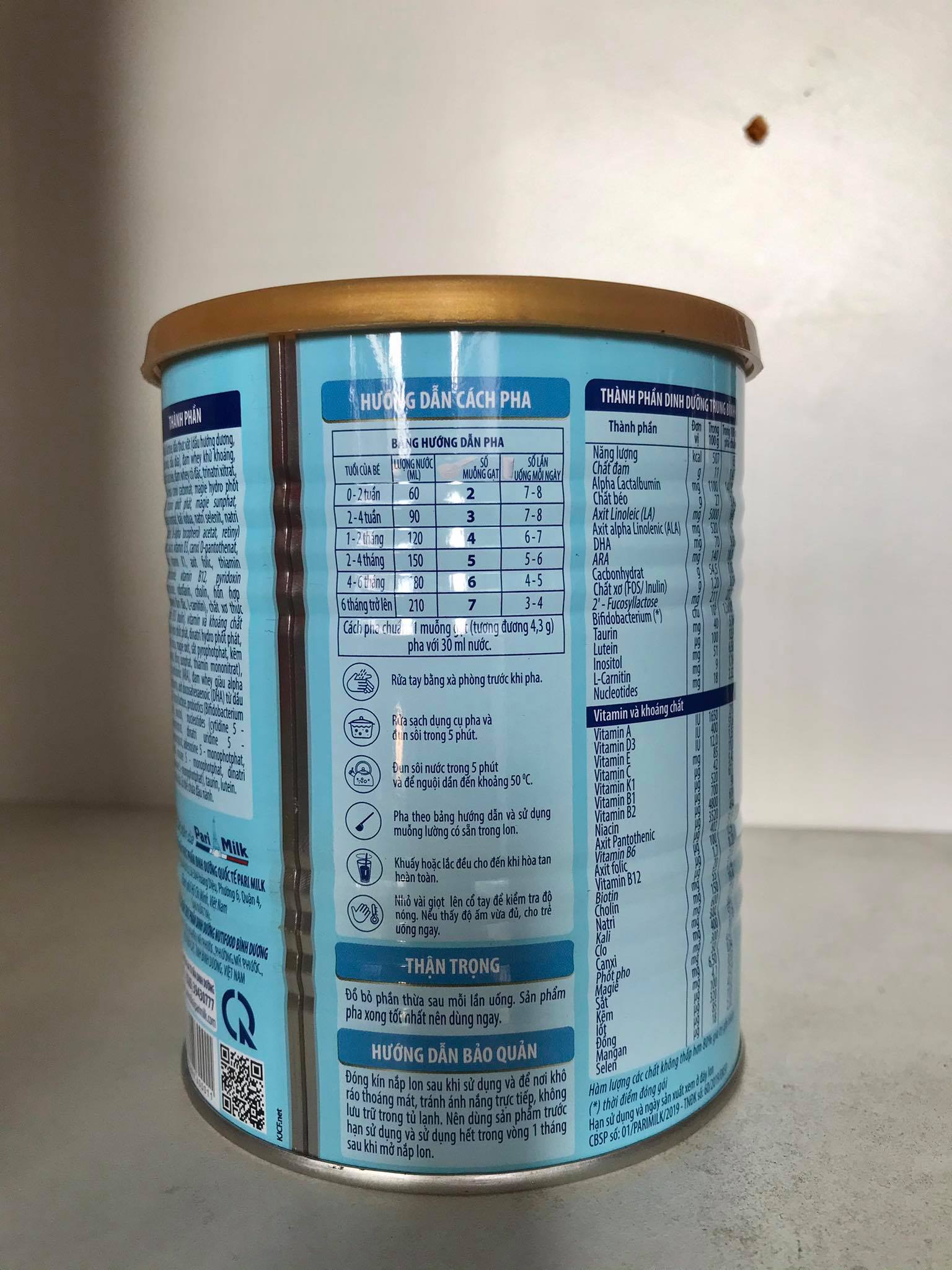 Sữa Formilac Colostrum Số 1+ (cho bé từ 1 -2 tuổi) 400g