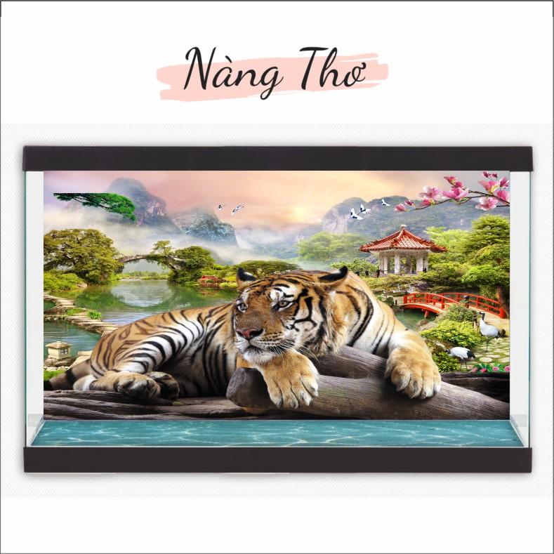 Decal dán Hồ Cá 3D_SIÊU RẺ_ĐẸP_SẮC NÉT