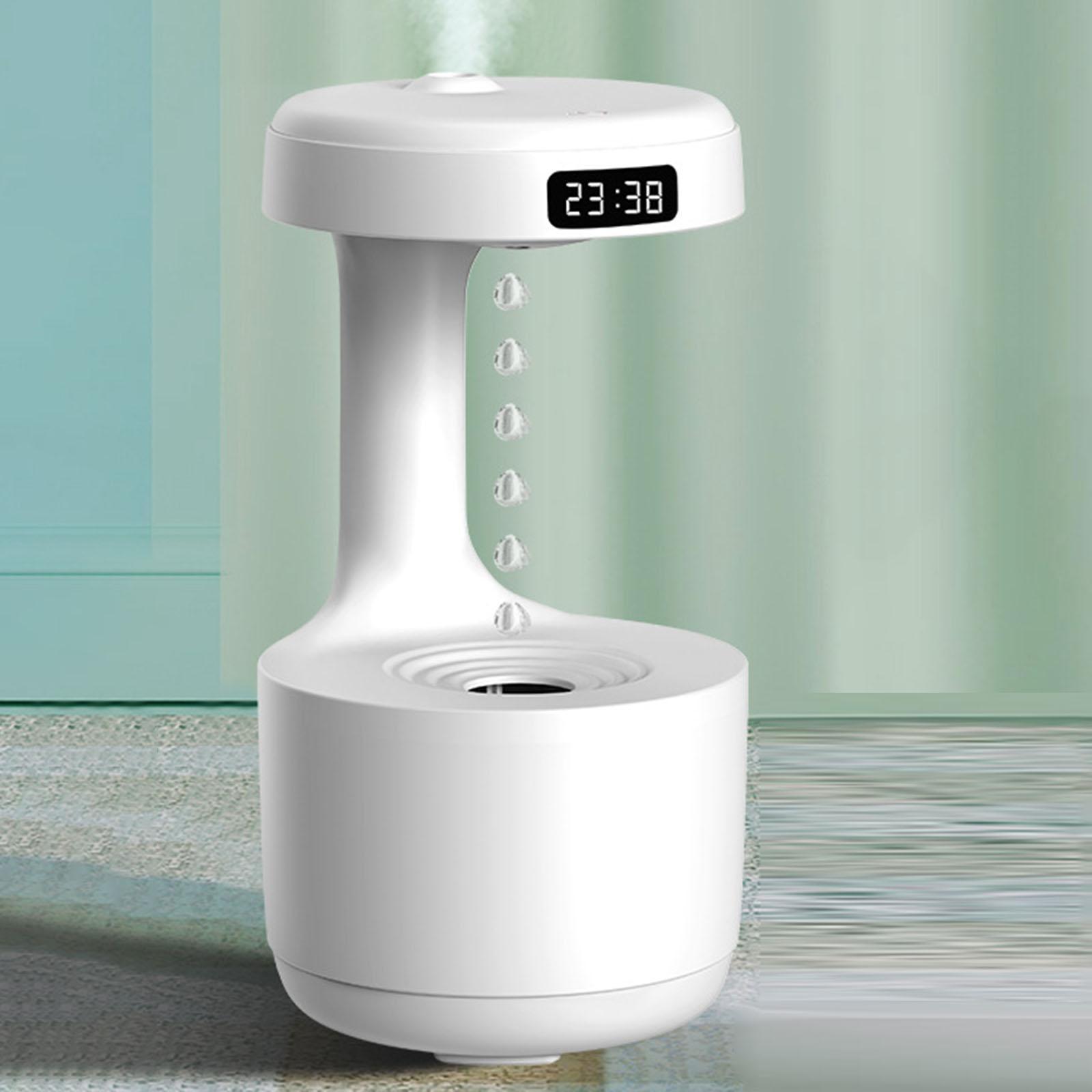 Portable Air Humidifier with Light and Water Droplet for Yoga Car Office