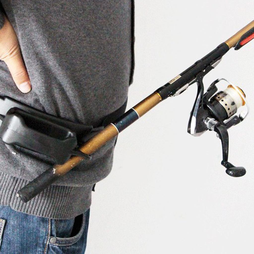Adjustable Fishing Fighting Waist Belt Stand Up Fishing Rod Holder Tackle