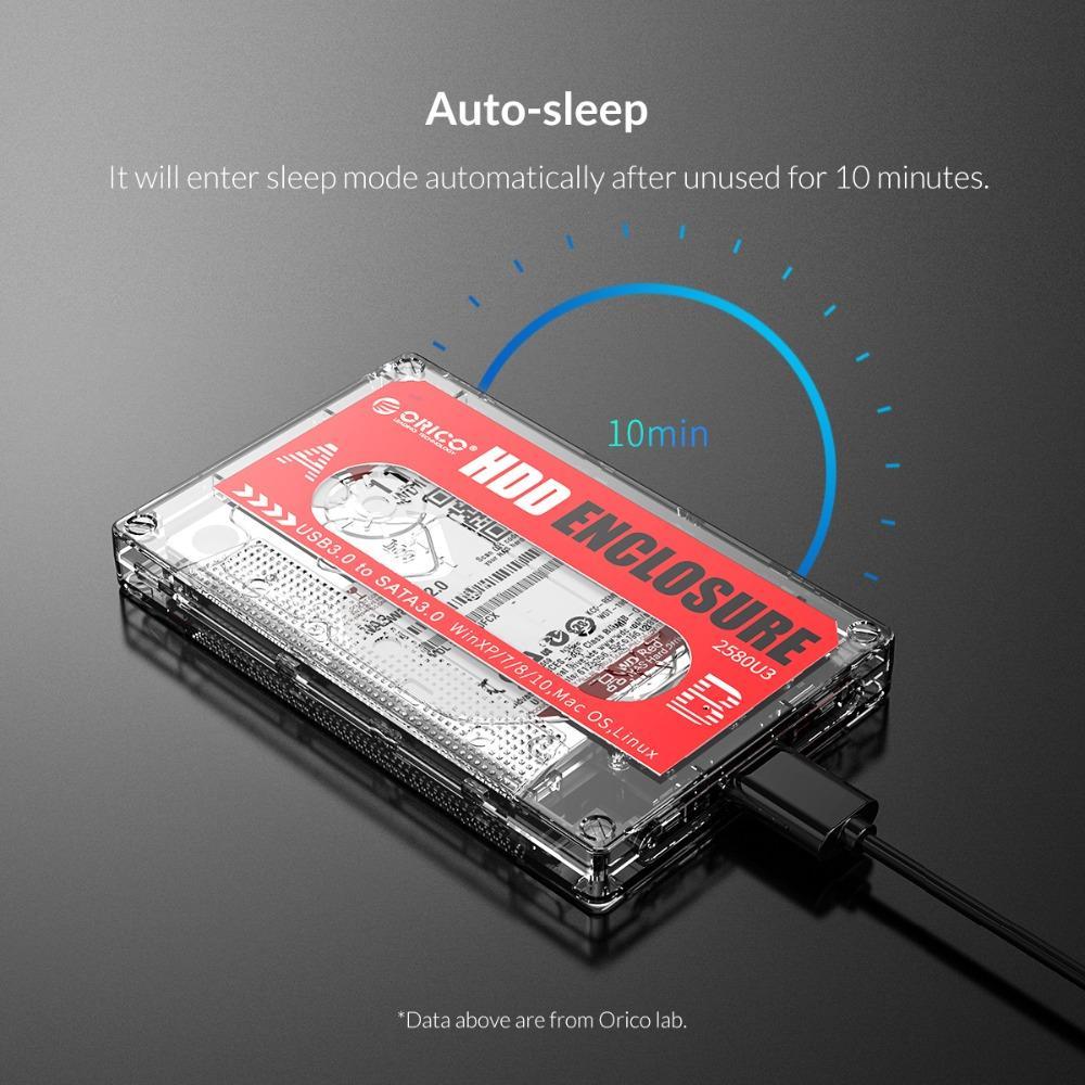 Case USB 3.0 HDD Enclosure for 2.5'' /3.5" UASP HDD