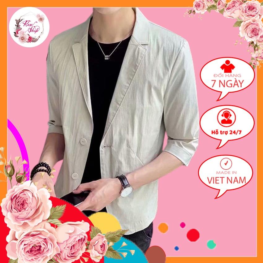 Áo Vest, Vest nam tay lỡ thiết kế vải Lanh ccao cấp mềm mát tôn dáng trẻ trung lịch lãm T8