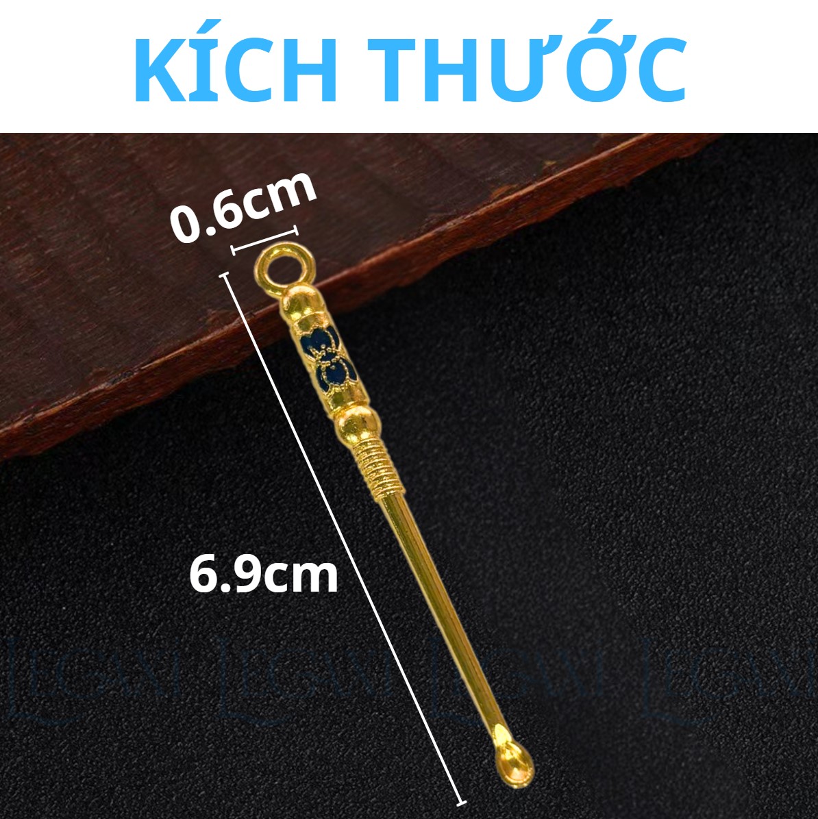 Cây Lấy Ráy Tai Bằng Hợp Kim Kẽm, Dụng Cụ Làm Sạch Tai Móc Chìa Khoá Nhà, Xe, Túi Xách