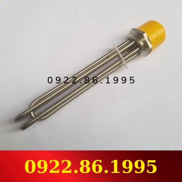 Điện trở nhiệt, cục ren 220V/380V phi 48 inox 304 hàng nhập