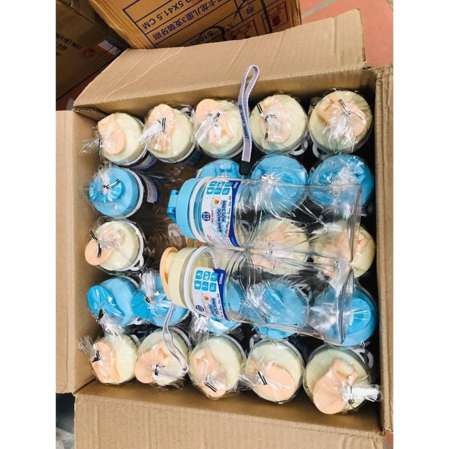 Bình nước học sinh 550ml nhựa Việt Nhật