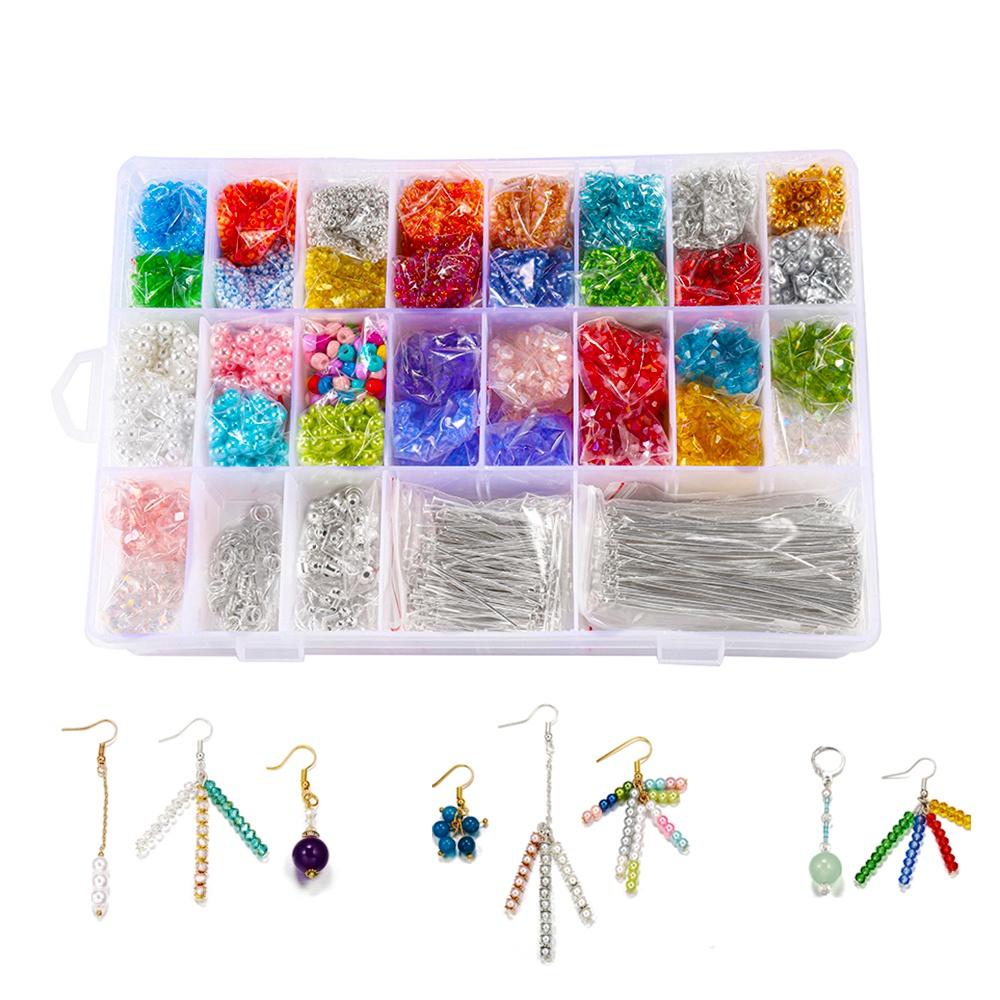 Earring kit 36 colors Homemade earring kit (1 set/bag)