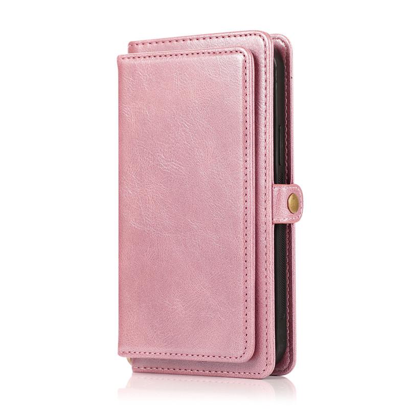 Bao da điện thoại có ngăn thẻ phong cách cổ điển cho Samsung S8 S9 Plus S10E S10 Plus