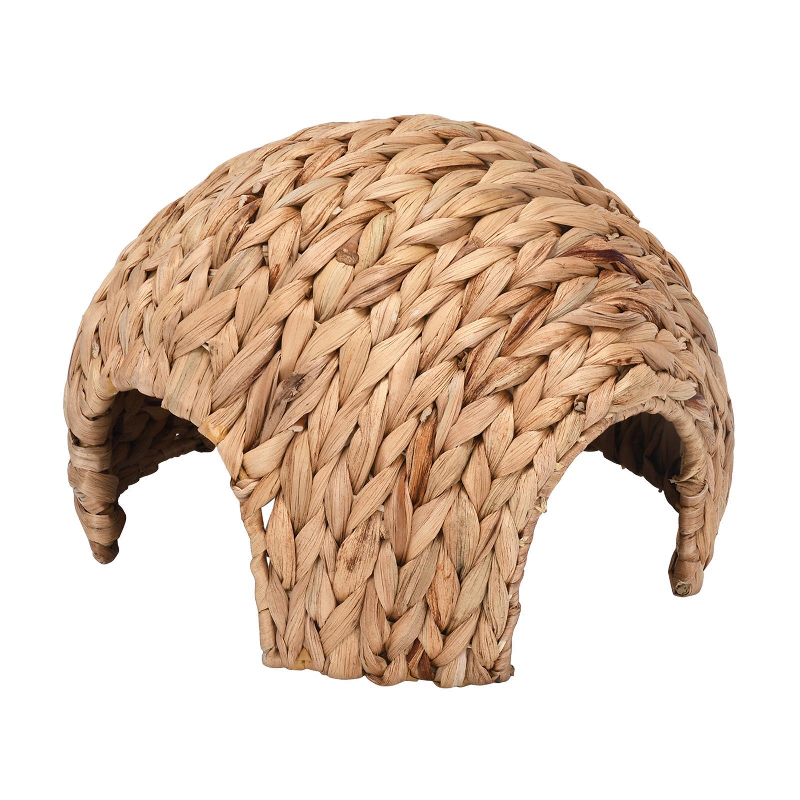 Woven Hamster Hideout Cage Accessories Sleeping Hut Pets Hideout Hamster Tunnel Toy for Chipmunk Bunny Dwarf Hamster