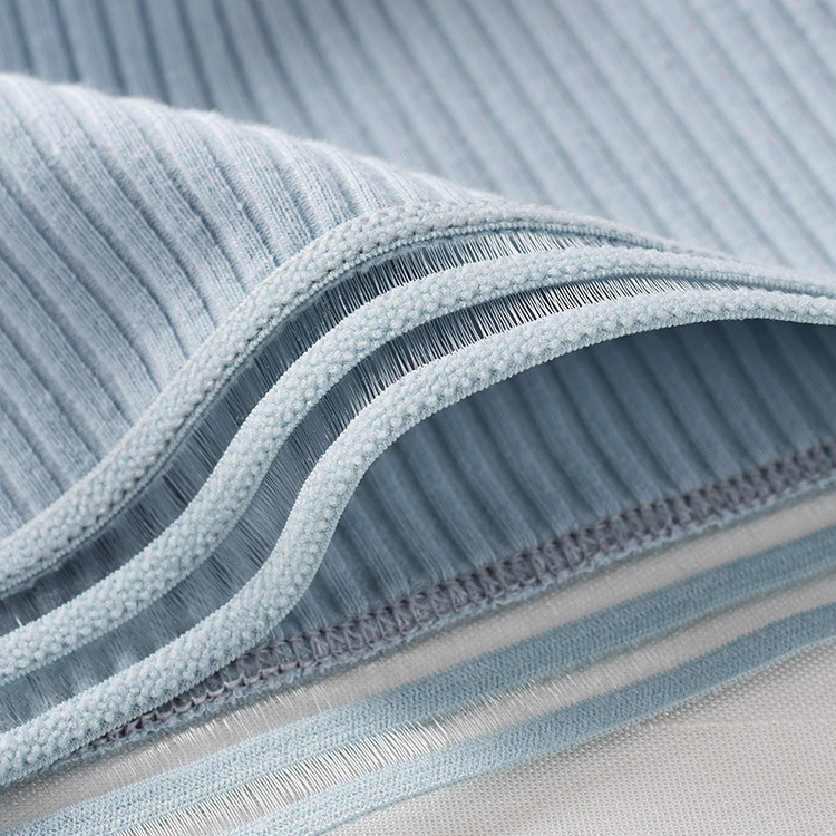 Quần cotton tăm màu trơn viền ren ôm mông cạp viền 3 sọc lưới