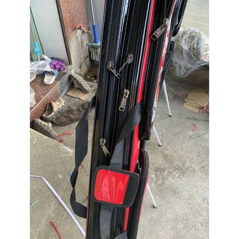 Bao đựng cần cứng có chân 1m25 , 2 ngăn chính