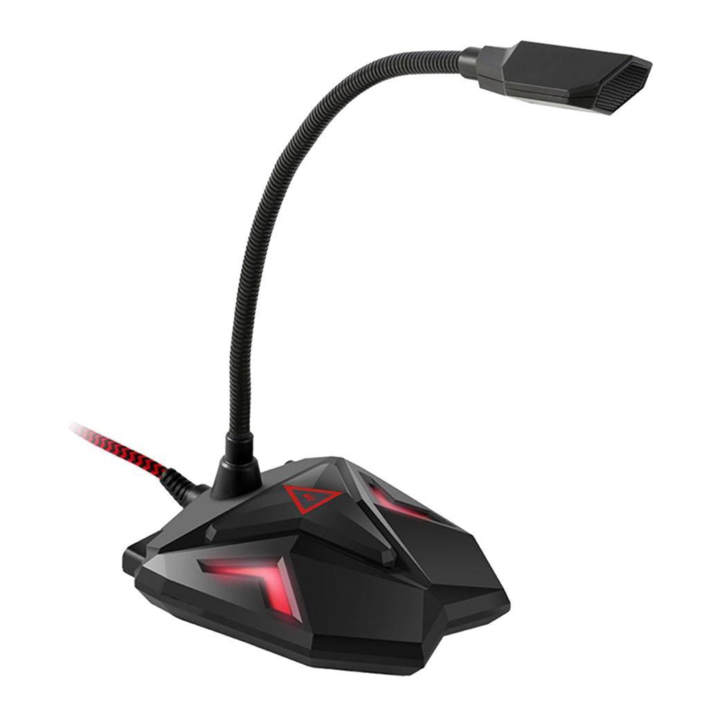 Portable  USB Audio Microphone Mic for Desktop PC Computer #2