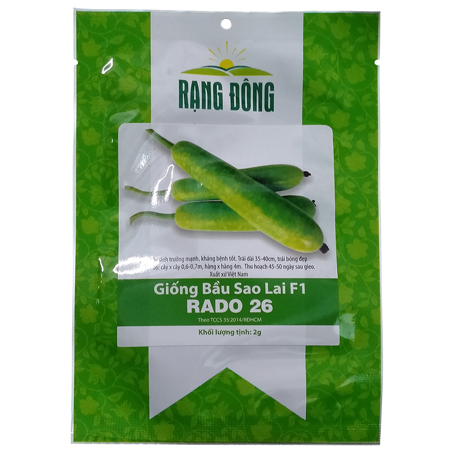 Hạt Giống Bầu Sao Trái Dài (Lagenaria siceraria) 2g