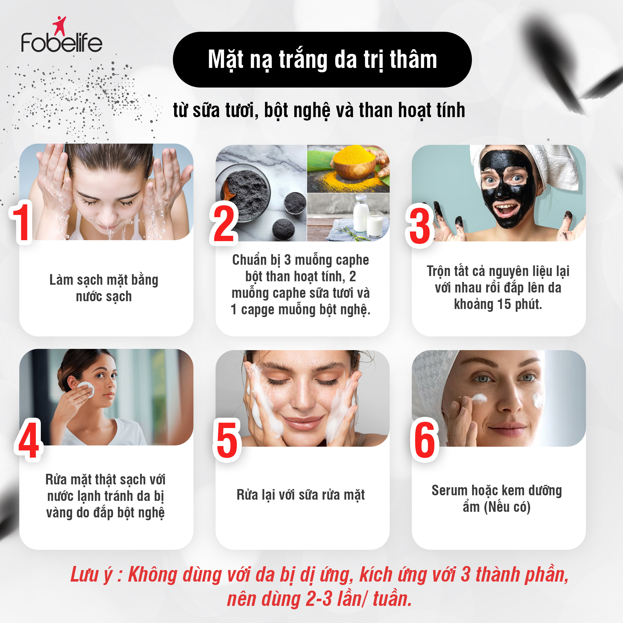 Bột Than Hoạt Tính Trắng Răng Sạch Mãng Bám Fobe Smile - Hũ 30 gram