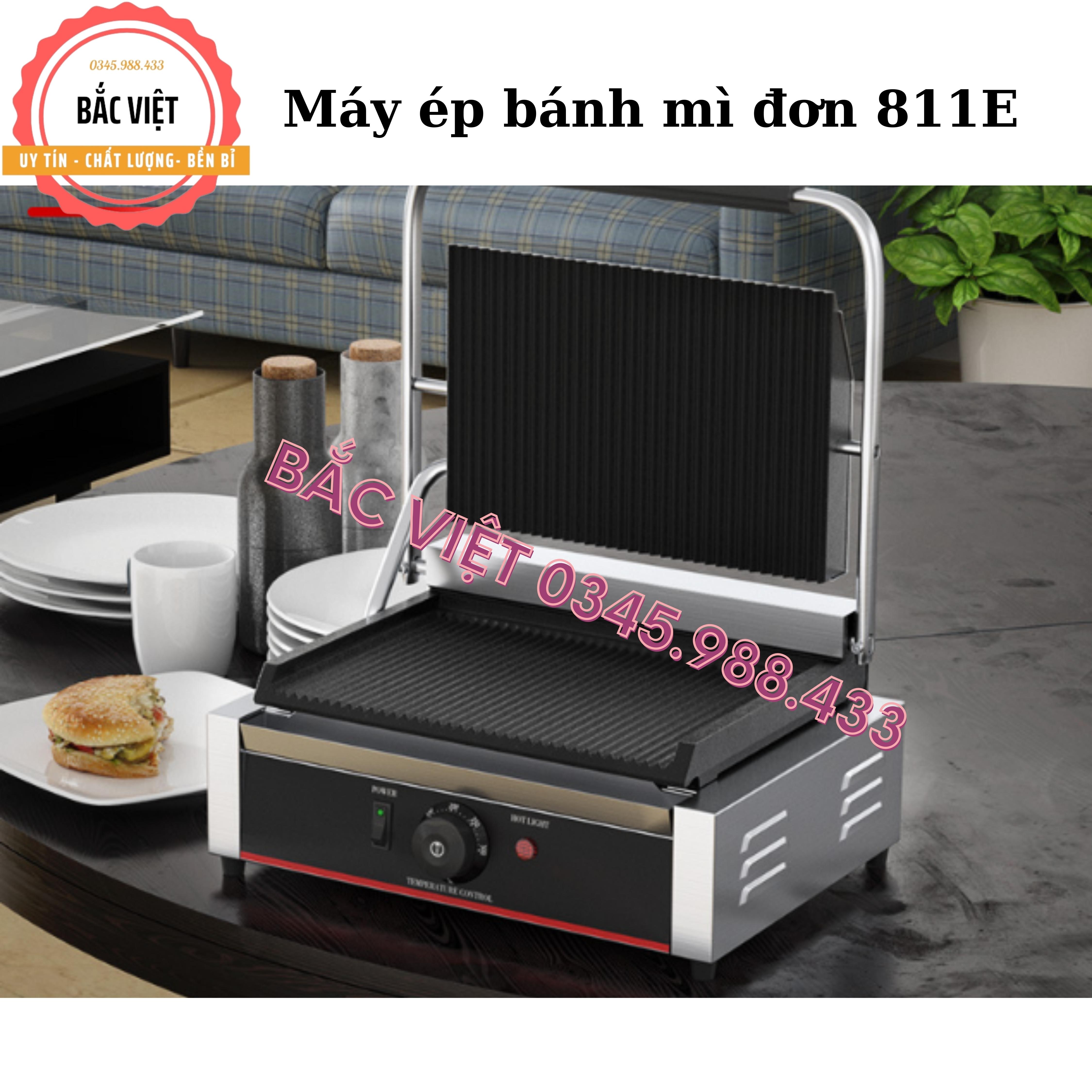 Máy ép bánh mì đơn 2 mặt size lớn