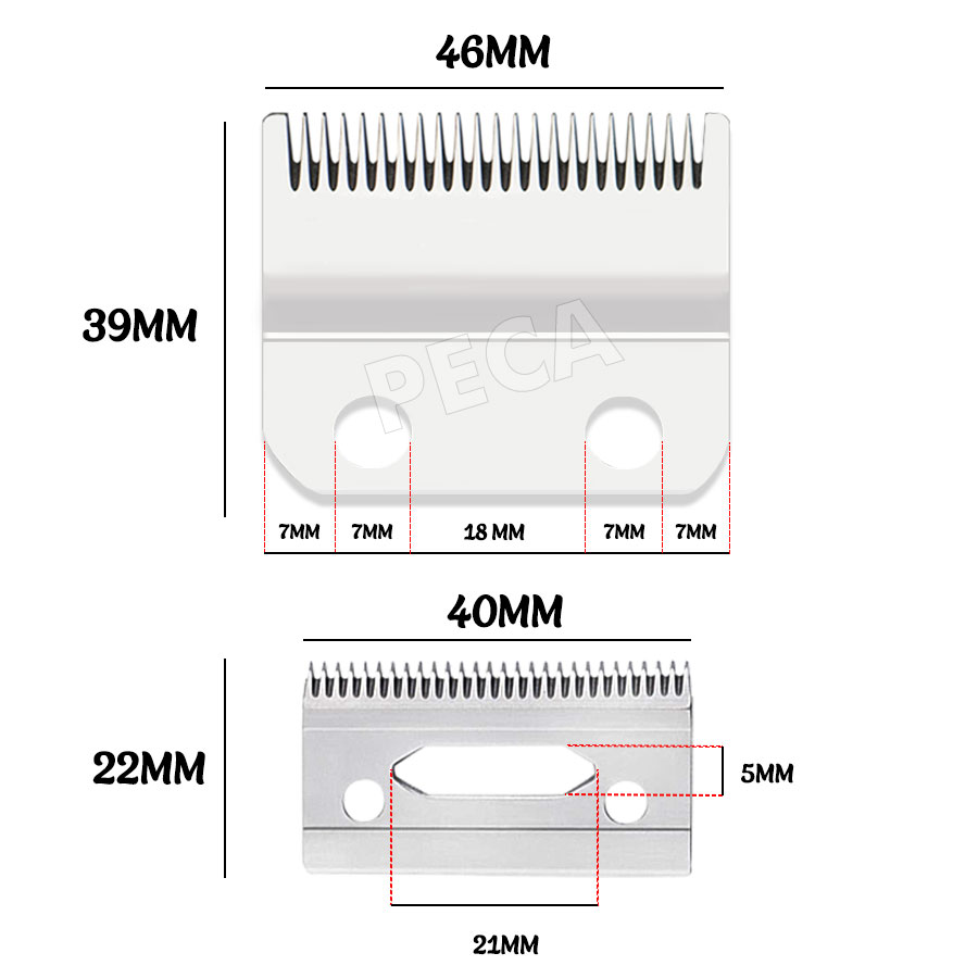 Lưỡi tông đơ cắt tóc Kemei KM-2600, KM-809A, KM-1990,...