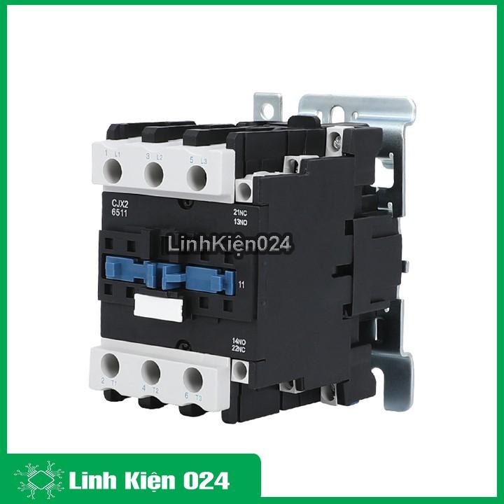 Khởi Động Từ Contactor CJX2-6511 380V-65A Vỏ Chống Cháy