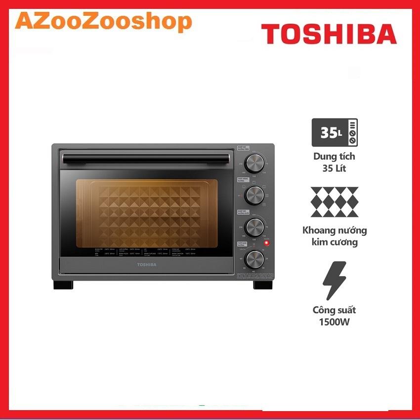 Lò Nướng Toshiba TL-MC35Z - Dung Tích 35L - Công Suất 1500W. Hàng Chính Hãng, Bảo Hành 12 Tháng, Chất Lượng Nhật Bản