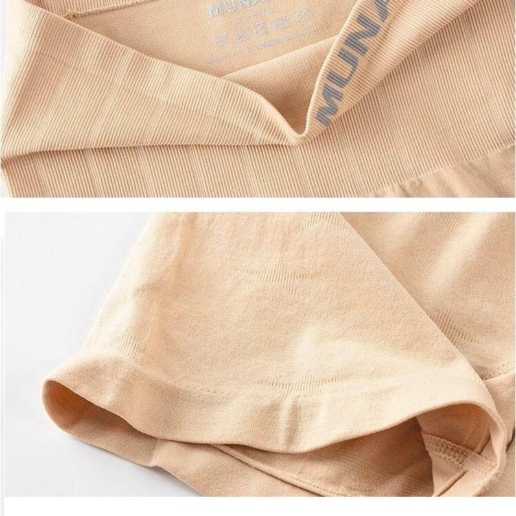 Quần Lót Nữ MUNAFIE, Quần Đùi Cotton Mặc Trong Váy Gen Bụng Xuất Nhật, Mỗi Quần Trong 1 Túi Zip Sang Trọng Ql05