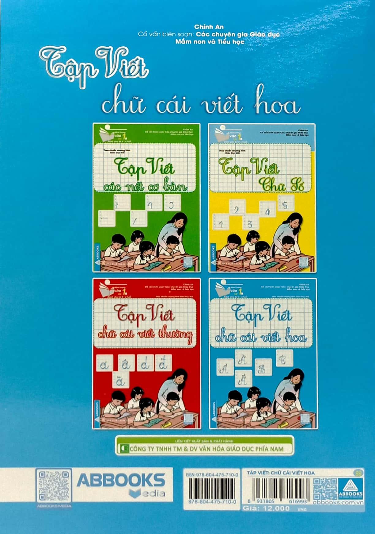 Tập Viết Chữ Cái Viết Hoa