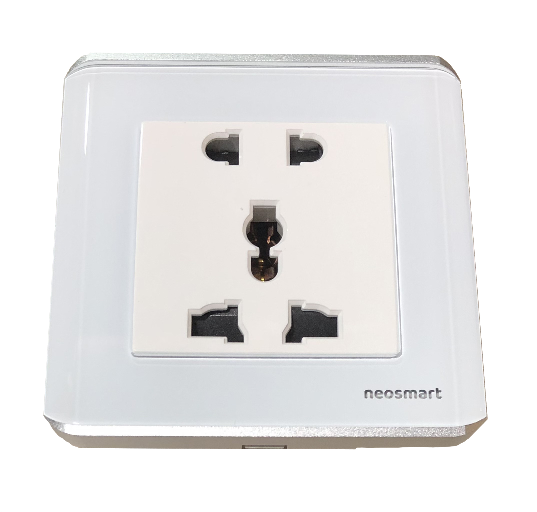 Ổ cắm điện đa năng 5 lỗ âm tường neolock