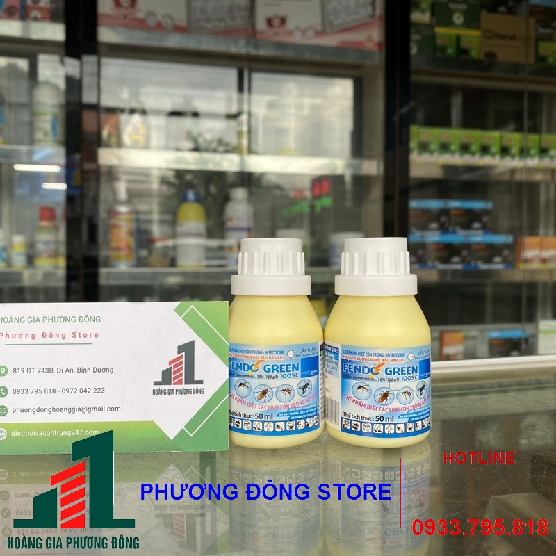 Thuốc diệt muỗi và côn trùng Fendo Green 10SC-50ml